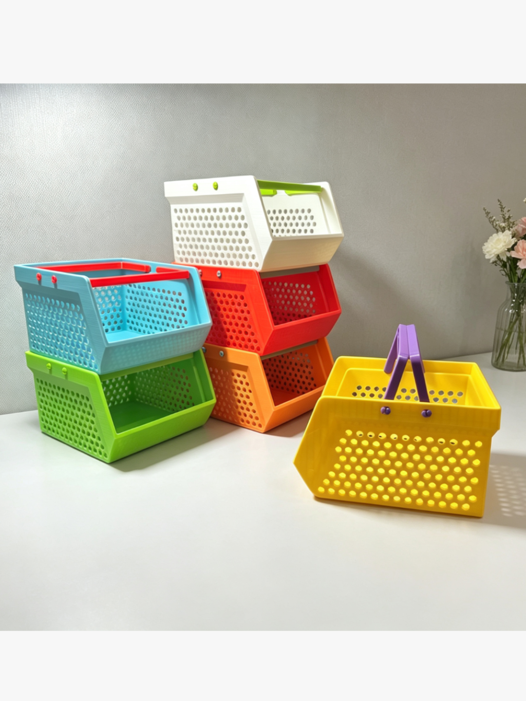 手工艺小物收纳 手提收纳盒- 3D Print Files Free Download - MakerWorld