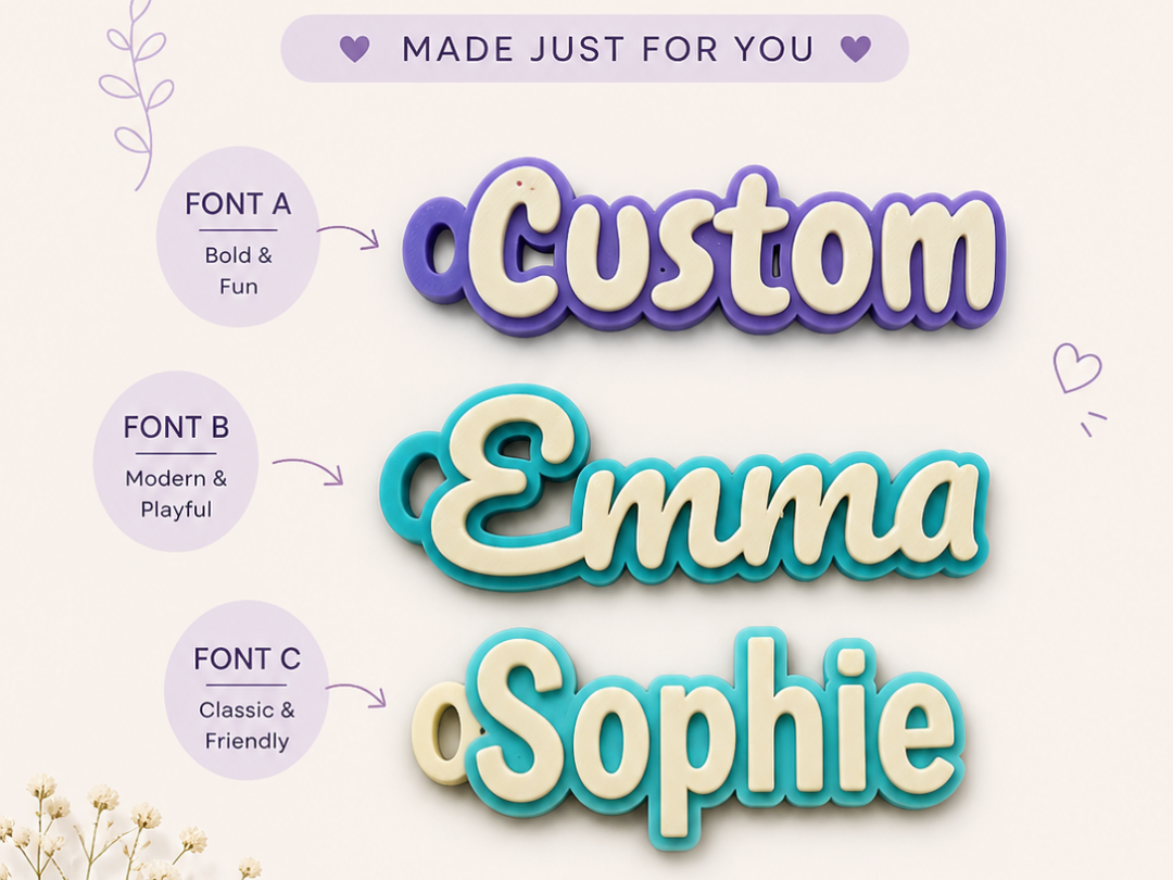 Personalised Name Keyring | Fully Customisable