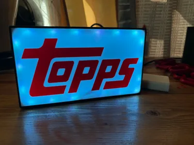Topps Trading Cards LED Lightbox 