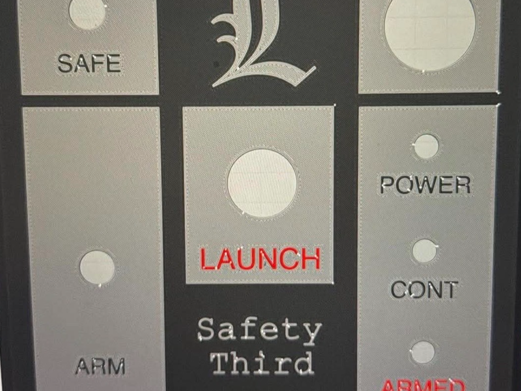 rocket launch control board
