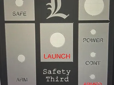 rocket launch control board
