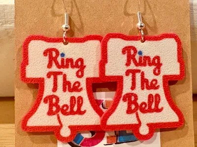 Phillies Ring The Bell earring