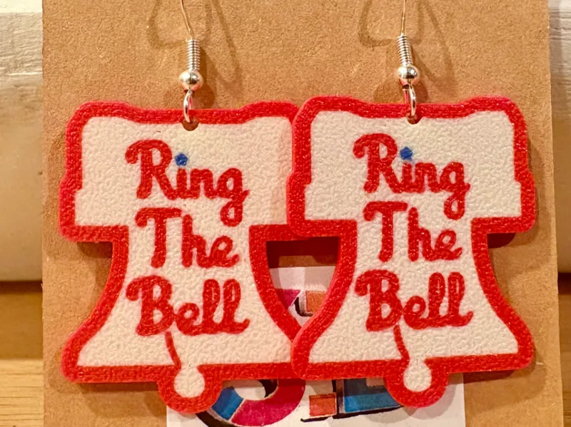 Phillies Ring The Bell earring