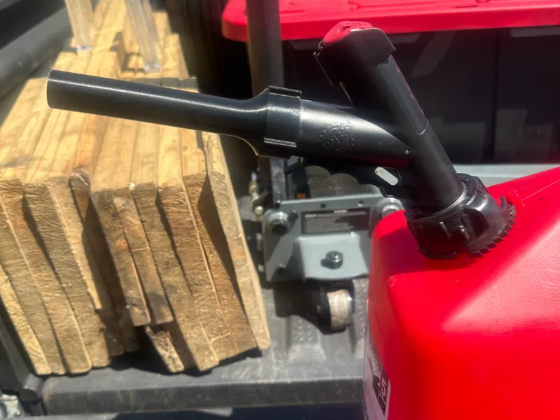 Fuel Can Adapter for Garage Boss Press N Pour Can