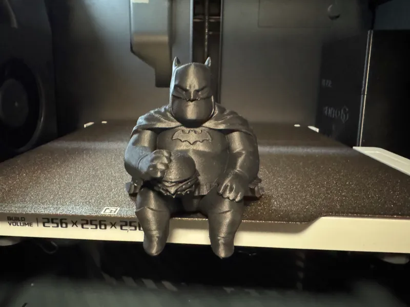 Fat Batman on a ledge - Ledge Sitter - Fatman
