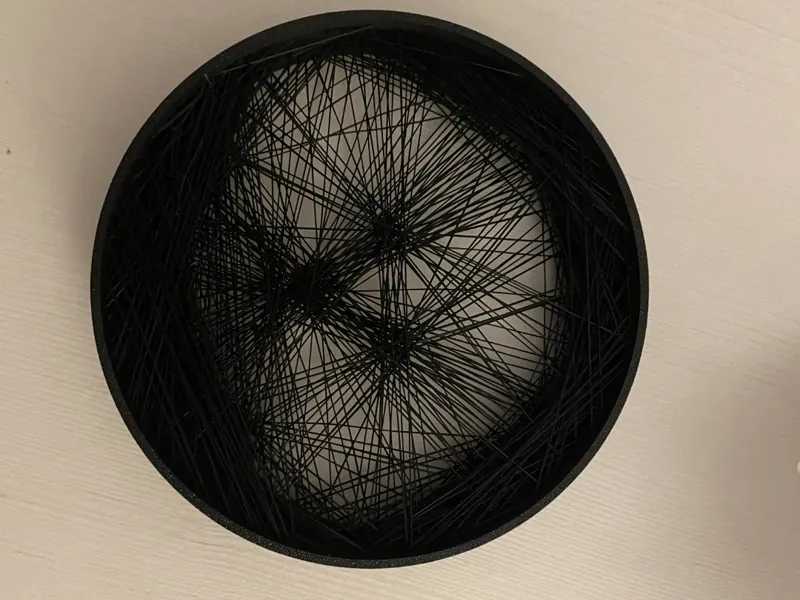 Dog String Art Circle Frame