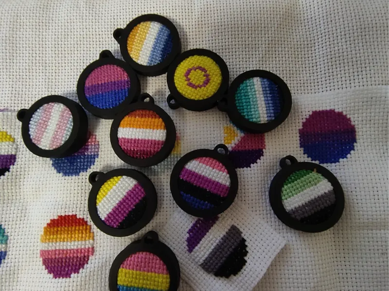 Mini-Keychain for crossstitch
