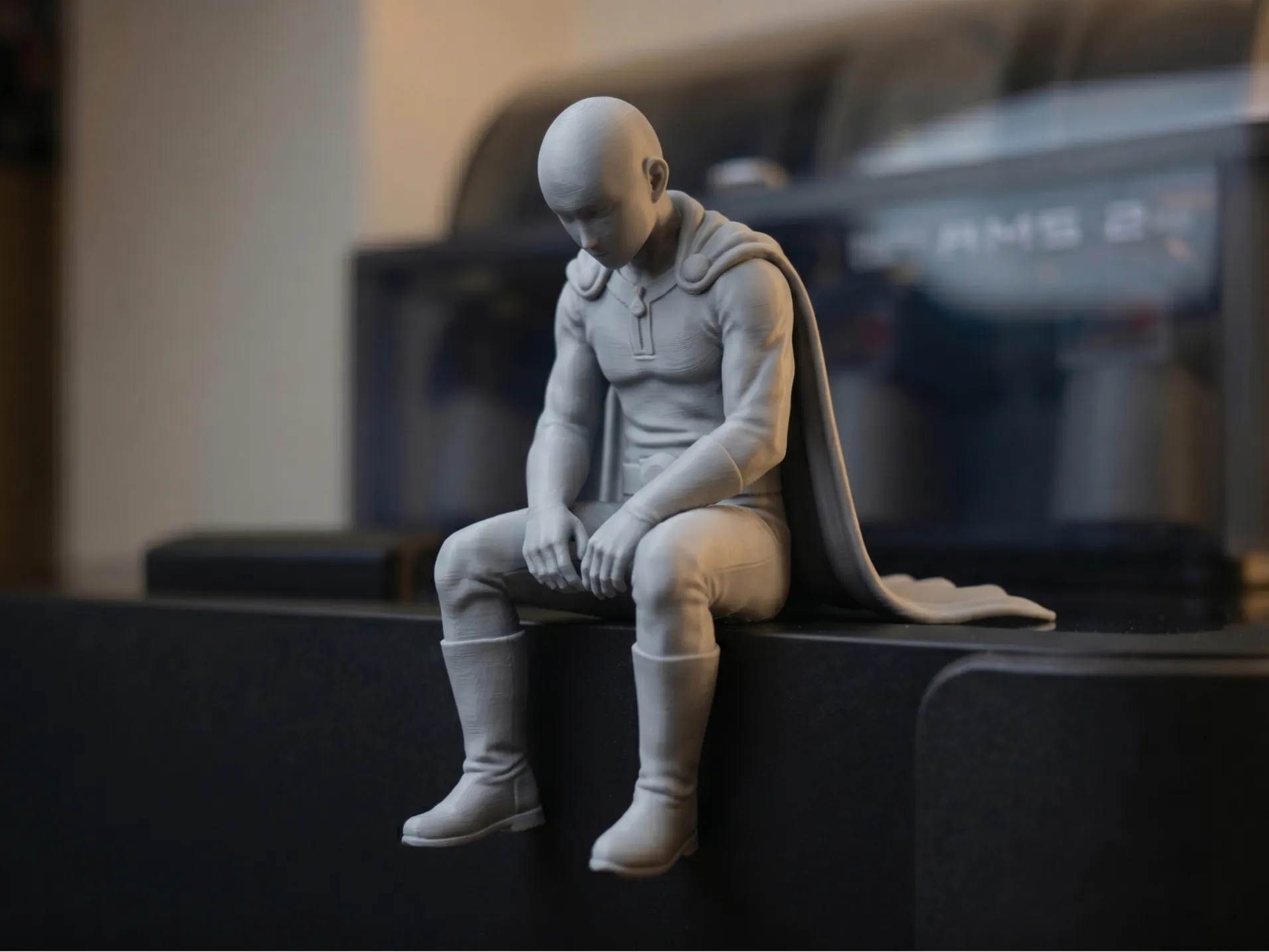 Sad Saitama Shelf Sitter (One Punch Man)