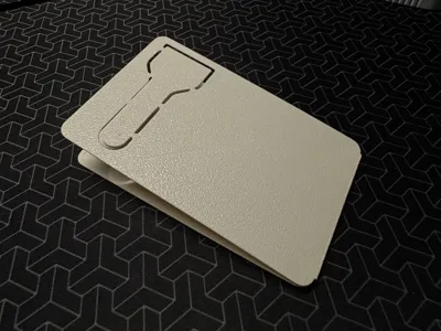 Emergency Epoxy Mixing Card Tray Spatula Card Size