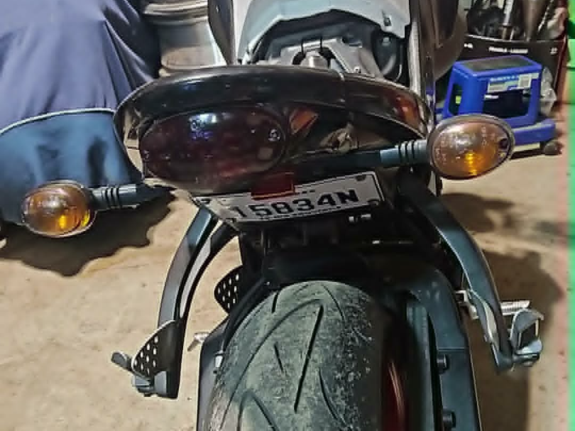Buell XB series Rear turn signal relocate bracket