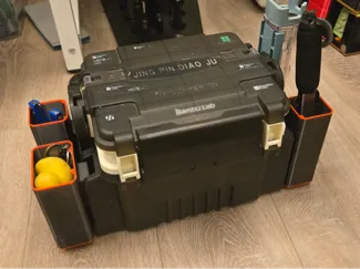 国产路亚钓箱外挂配件架，杆架杯架工具盒配件盒