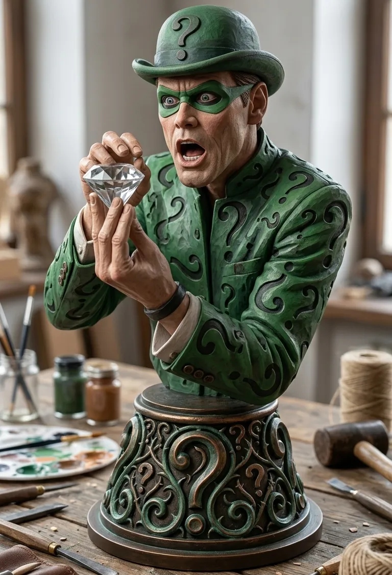 The Riddler - Batman - Free 3D Print Model - MakerWorld