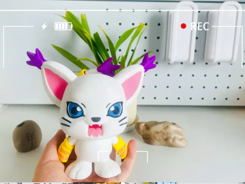 数码宝贝Q版—迪路兽(可组装)Gatomon Digimon