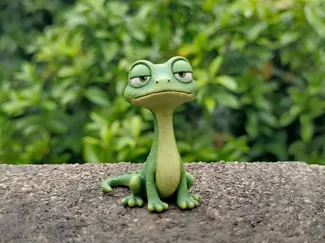 Lazy Lizard Ornament懒懒蜥摆件