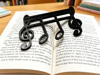 Musical Note Bookmark