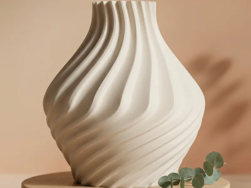 Moderne Spiral-Vase