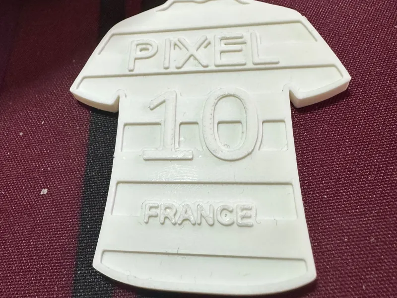 Personnalise ton porte-clé maillot de foot
