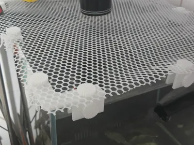 Aquarium anti-jump net bracket