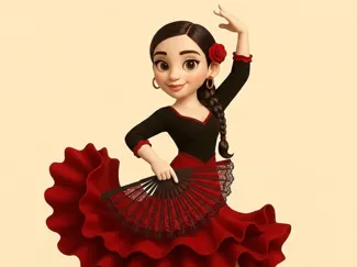 Dançarina de Flamenco