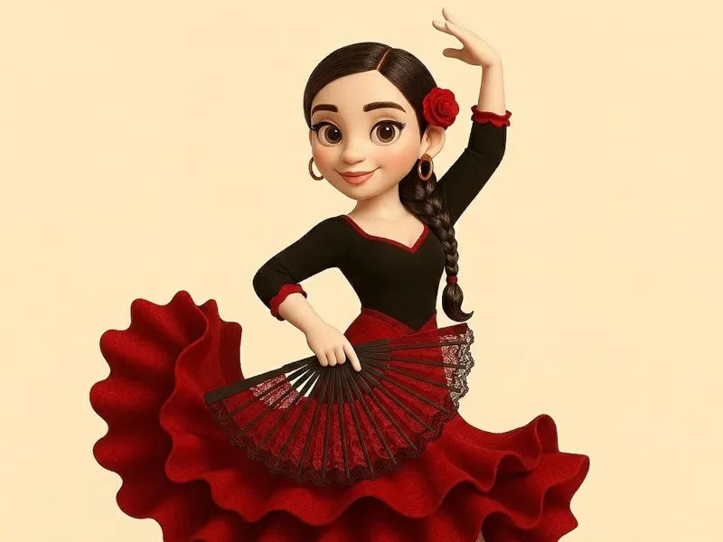 Dançarina de Flamenco