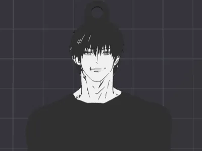 Jujutsu Kaisen Toji Fushiguro Heavenly Restricted Brute pendant, only needs black and white