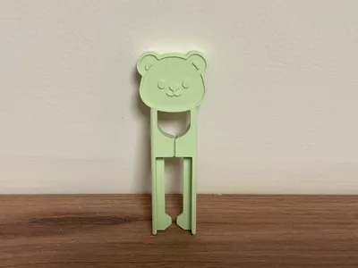 Bear with bean pen