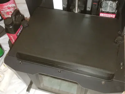 Resin printer tub cover