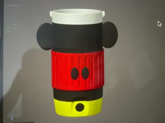 mouse can holder 