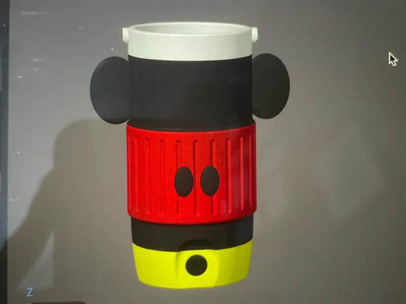mouse can holder 