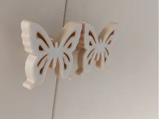 butterfly furniture handle knob dresser wardrobe