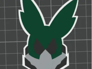 3d flat deku model