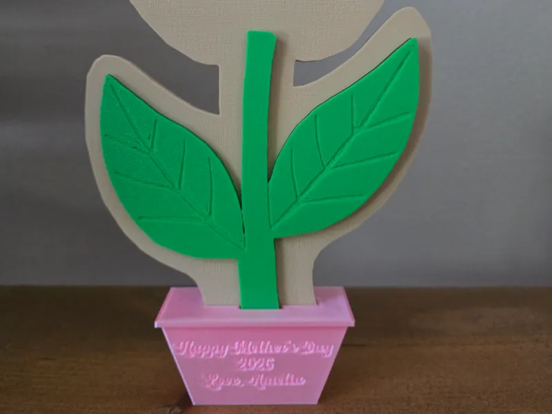 Mother’s Day Handprint Flower Pot Sign