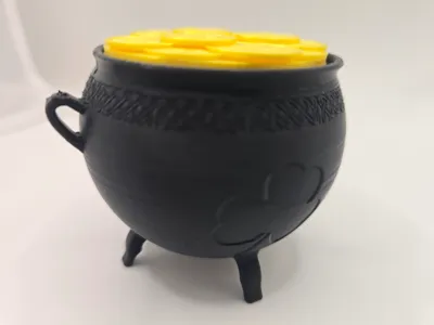 Pot O’ Gold Fidget Cauldron | St. Patricks Clicker