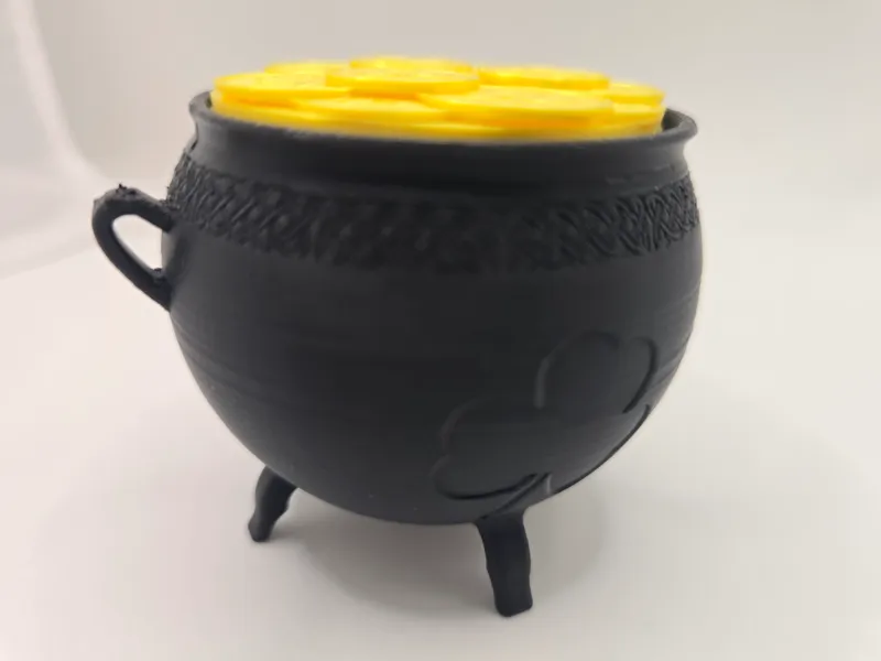 Pot O’ Gold Fidget Cauldron | St. Patricks Clicker