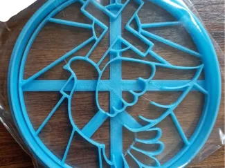 cortador de galleta de bautismo