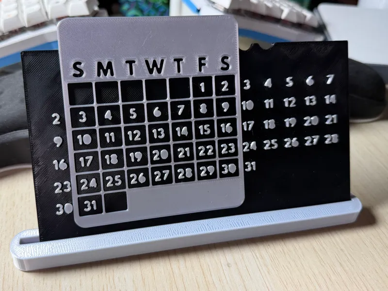 Adjustable Calendar NO AMS
