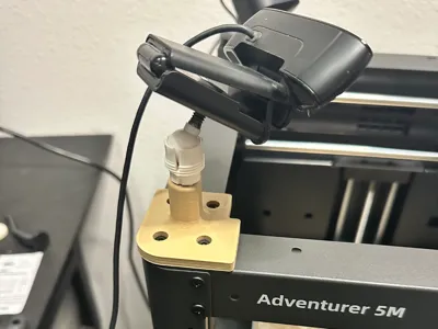 Adventurer 5m Logitech webcam mount