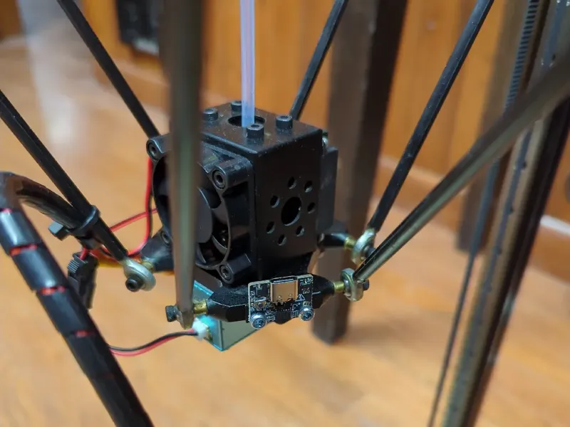 Anycubic Kossel 15.5mm IMU Mount and Drill Guide