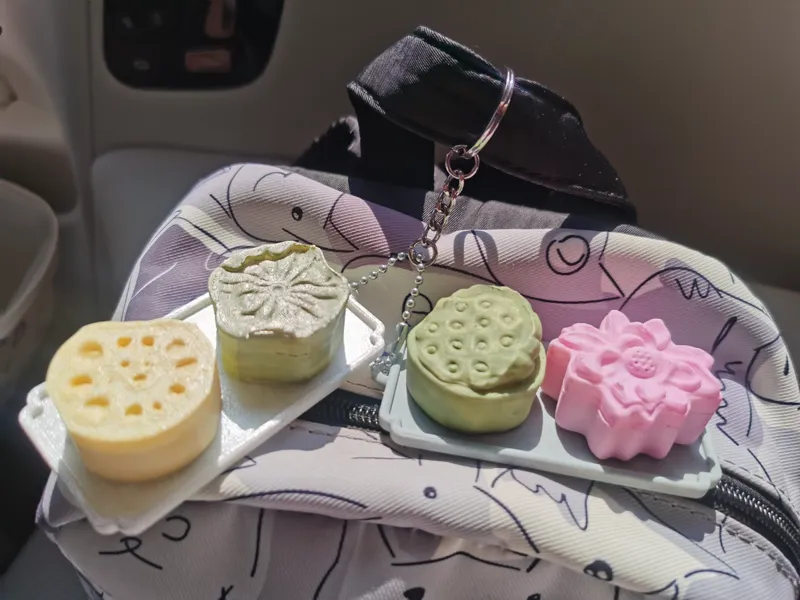 苏式糕点 莲系列 小挂件 储物盒 螺纹设计