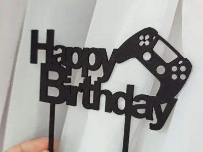 Happy Birthday with PS5 controller