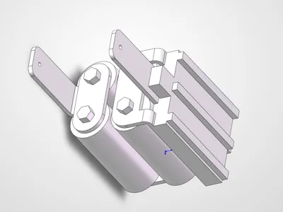 3810 96-tube Capacitor Aluminum Bar Model