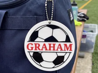 Soccer Keychain