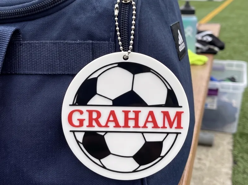 Soccer Keychain