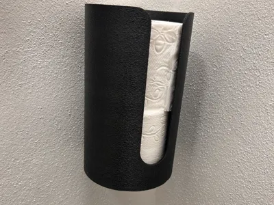 Toilet roll holder for wall mounting