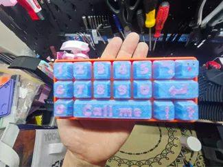 键盘挪车号码牌
