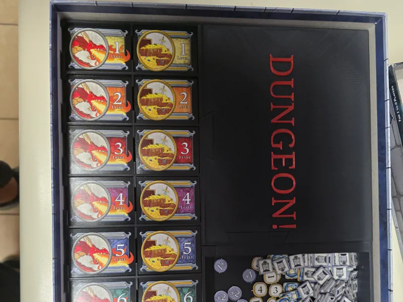 Dungeon! Board Game Insert