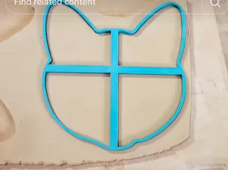 Cat Cookie Cutter for Pottery Ceramics 9.5 inches