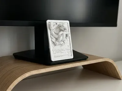 3D Charmeleon Card