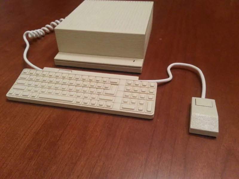 1:3 scale Apple IIgs Keyboard and Mouse