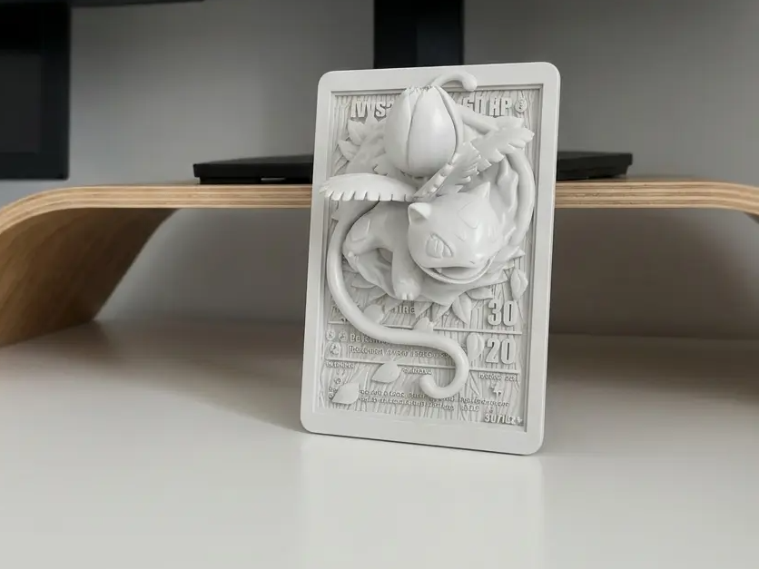 3D Ivysaur card